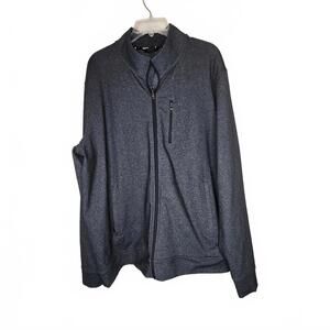 Public Rec Jacket Mens XXL Dark Grey Full Zip All Day Everyday Track Performance